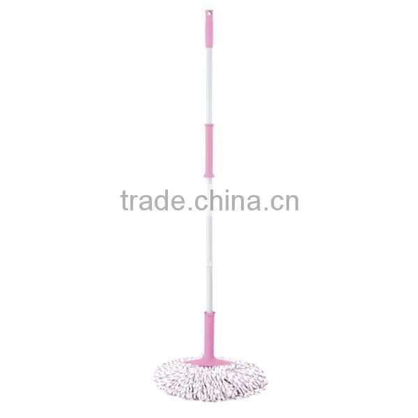 Twist Floor Mop Microfiber Stainless Steel or Iron Painted Handle200g