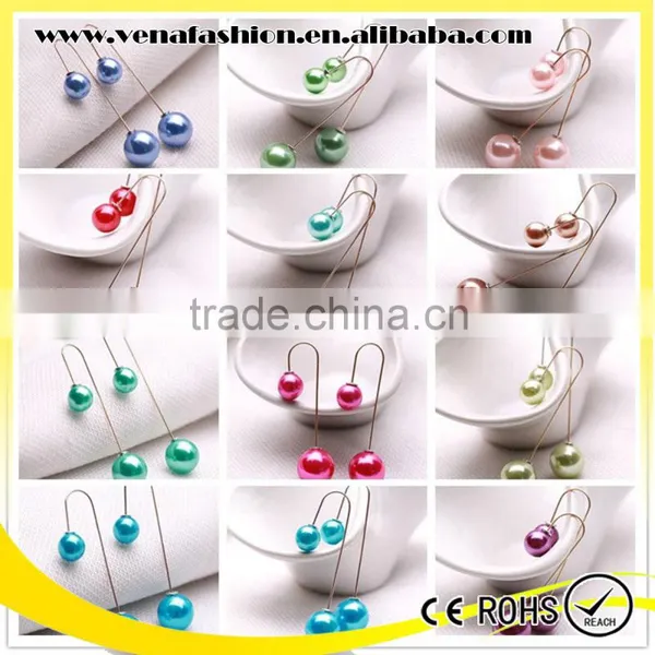 Manufacturer Double Pearl Latest Design of Pearl Earring Quality Choice photo-6