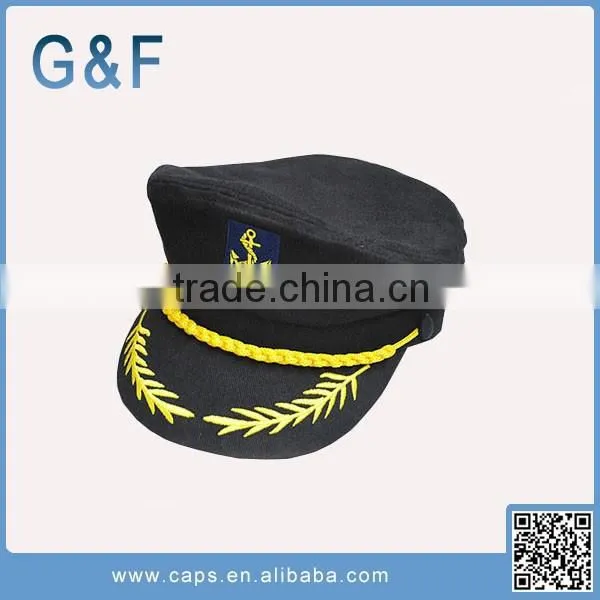 High Quality Navy Captain Sailor Hat With Stock Quality Choice photo-6