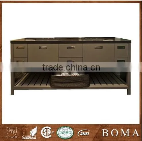 2016 Chic Design Bathroom Vanity Cabinets With Marble Countertops