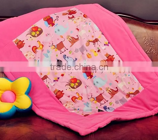 Jinhua MK 100% Polyester Wholesale Home Textile New Born Baby Thermal Polar Fleece Blanket photo-3