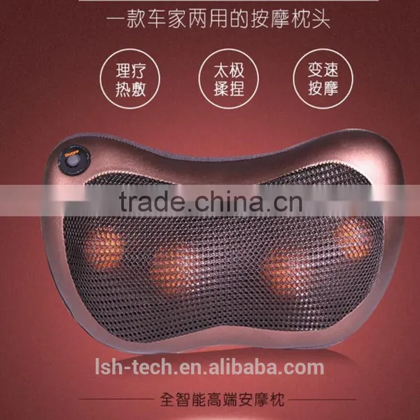 Hot 2016!! Infrared Heating Car Double Massage Device Neck Massage Pillow Massage Car Massager Cushion,Car Seat Covers,Headrest photo-2