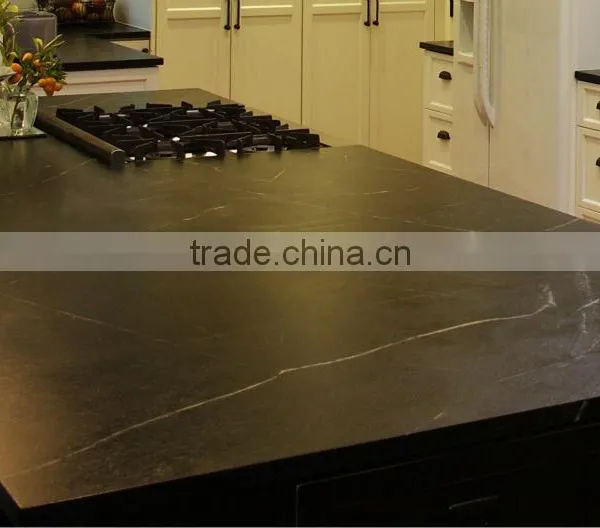 Decorative soapstone countertop