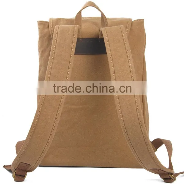 2016 Fashion Laptop Wholesale Blank Canvas Backpacks For School Student Backpack Bag photo-5