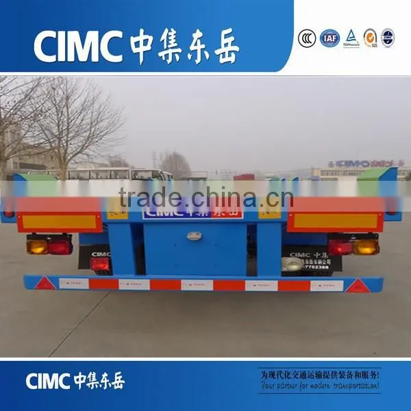 CIMC 3 Axle Terminal Skeleton Chassis Container Semi Trailer For Sale photo-6