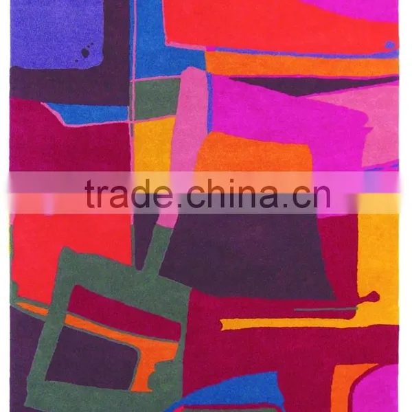 Modern Multiple Color Hand Tufted Rug for Decoration photo-3
