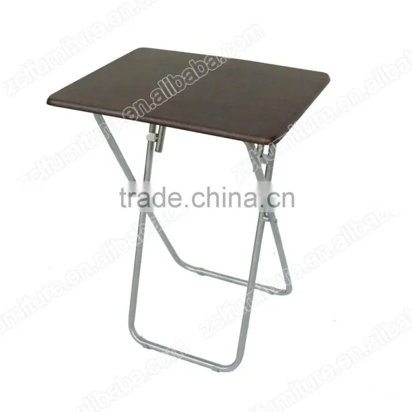 Metal Wood Foling Tray Table photo-5
