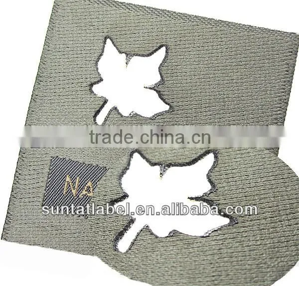Polyester Garment Laser Cut Woven Badge photo-2