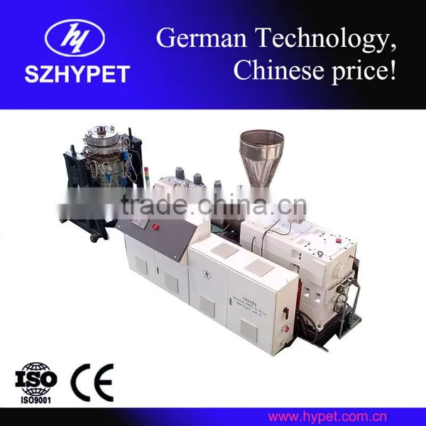 LATEST HIGH OUTPUT LOW POWER CONSUMPTION HYZS92/188 CONIC TWIN SCREW EXTRUDER photo-3