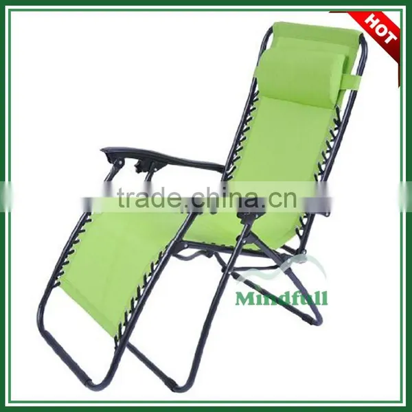 22mm*1mm Steel Frame Zero Gravity Folding Lounge Chair Adjustable Recliner Chair photo-2
