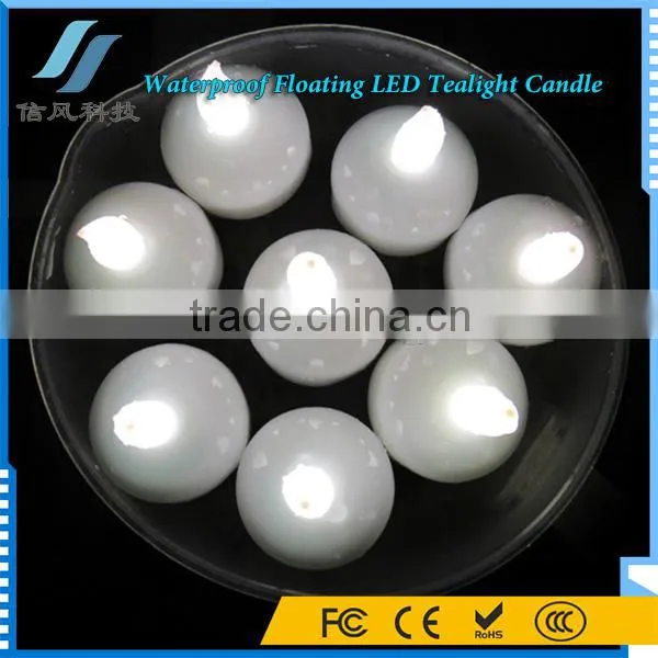 12Pcs Colorful Waterproof Floating LED Tea Light Candle photo-3