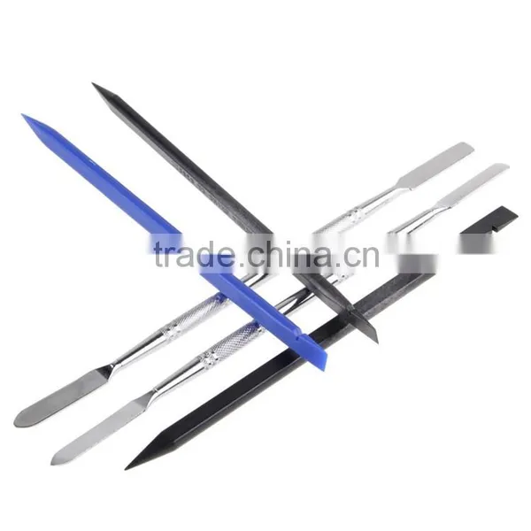 5 In 1 Set Metal and Plastic Crowbar For Mobile Cell Phone Opening Pry Repair Disassemble Tool Kit photo-3