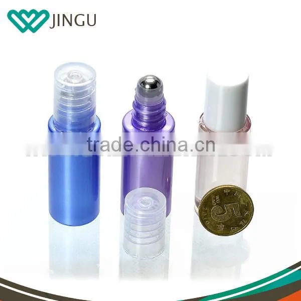 Frosted Colorful Bottle Stainless Metal Roller Ball 10ml Plastic Cobalt Roll on Bottle photo-2
