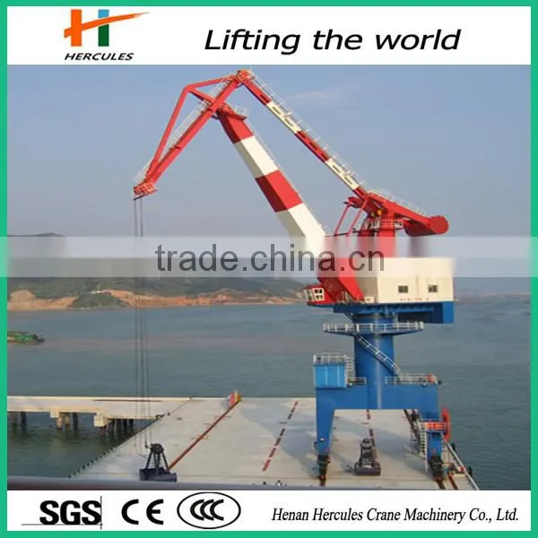 360 Degree Rotating Unloading Offshore Port Crane photo-4