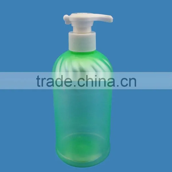 500ml Empty PET Shampoo Bottle With Pump Body Wash Bottle photo-2