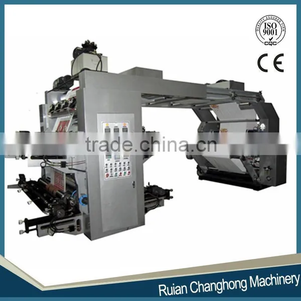 Changhong Brand 4 Color Paper Roll to Roll Flexo Printing Machine photo-2