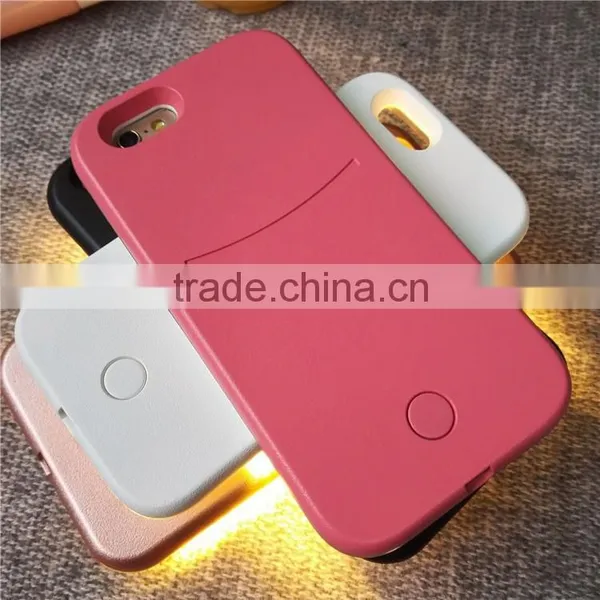 Led Selfie Light Mobile Phone Case for Samsung Galaxy s6 photo-5