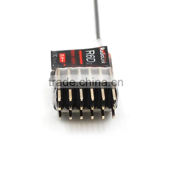 RadioLink 2.4G 6CH R6DII Receiver For AT9 AT10 Transmitter rc Toy Parts photo-6