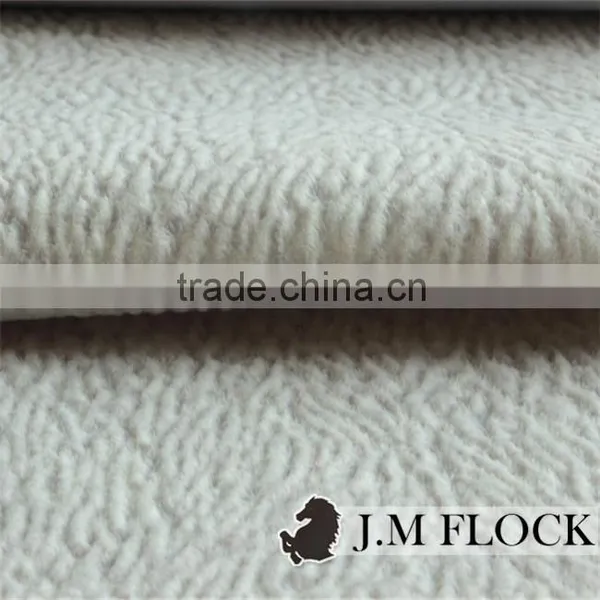 Junma Dark Grey Twill Pattern Spray Flocked Fabric Flocking Sofa Upholstery Fabric photo-3