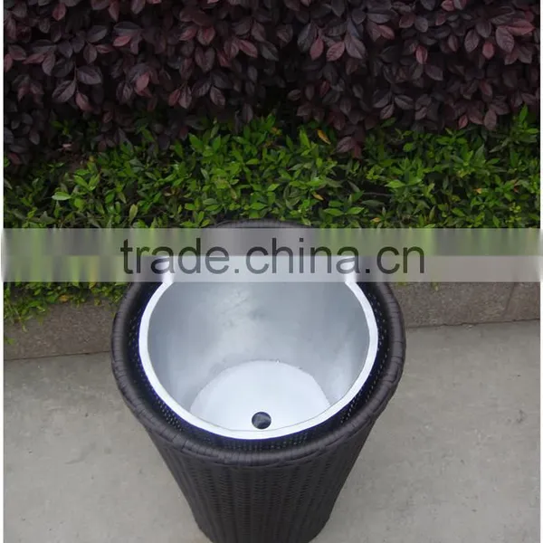 Handmade Rattan Garden Flower Pot photo-2