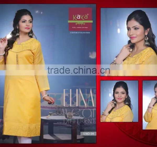 Designer Printed Kaya Kurtis photo-3