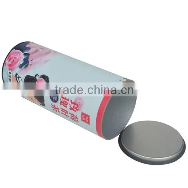 Luxury Red Round Perfume Bottle Box Perfume Paper Tube With Lid photo-3