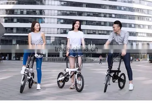 Xiaomi Mi Bicycle Qicycle 20km/h Foldable Bluetooth 4.0 Phone APP Monitor Electric Bicycle With 16 Inch Xiaomi Smart Bike photo-5