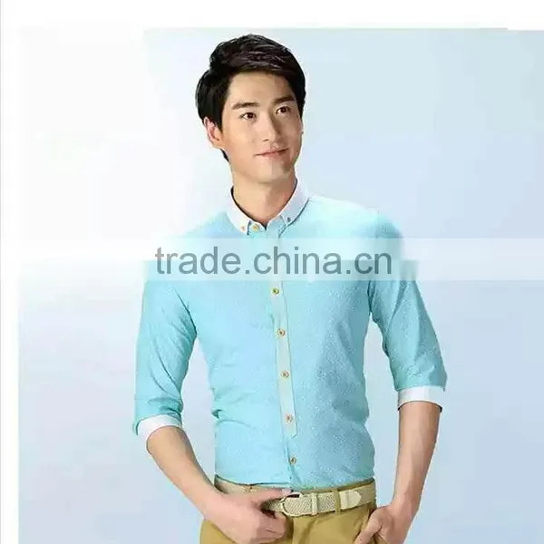 100%cotton Poplin Slim Fit Men Shirt Business Shirt