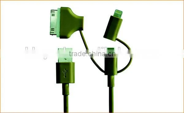 Mfi Certified 2.4A Fast Charge 3 in 1 Combo Charging Usb Cable for Devices photo-5