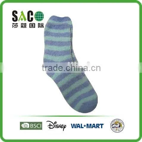 Colorful Double Stripe Fluffy Socks photo-4