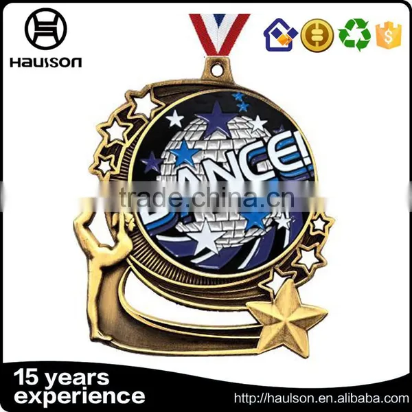 Gold Medal Supplier Custom 3d Diecast Five Stars Hollow Out Zinc Alloy Antique Gold Plated Cheer Sport Medal of Honor Wholesale photo-4