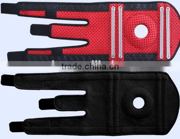 Custom Heat Transfer Printing Black Adjustable Neoprene Knee Brace photo-5