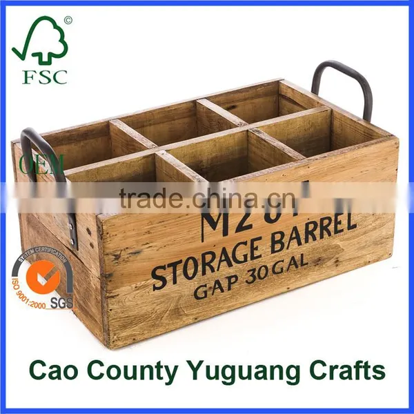 Vintage Rustic Handmade Used Wooden Beer Crates photo-2