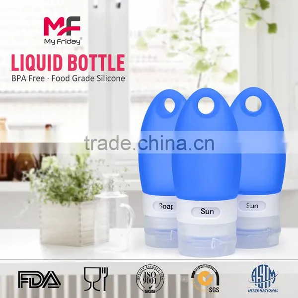 Leak Proof Travel Bottles BPA Free Squeezable Travel Bottles Set photo-5