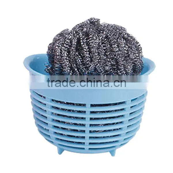 Kitchen Plastic Steel Scrubber Coil Holder photo-2