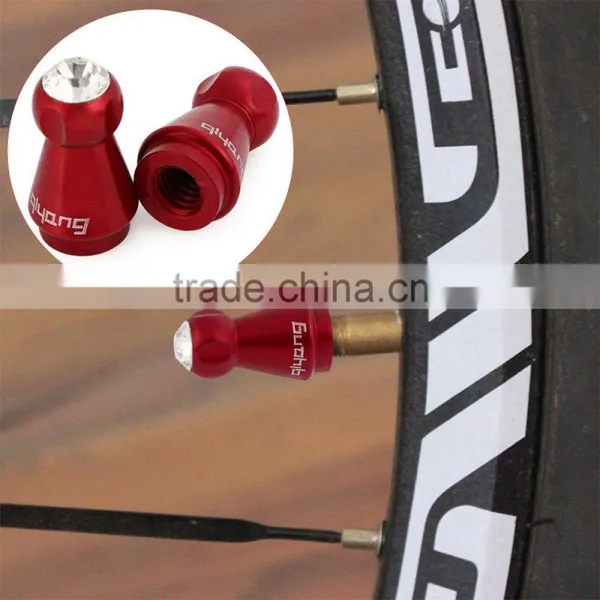 2Pcs Qiyang 6061 Cycling Bicycle Accessory Aluminum Alloy Bicycle Tyre Presta Valve Cap for MTB Road Bike photo-6