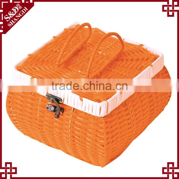 S.D Washing Plastic Rattan Cheap Woven Gift Baskets and Boxes photo-4