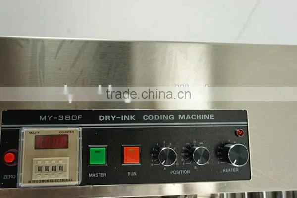 MY-380F Solid-Ink Paper/Plastic Film/Aluminum Foil/Cardboard Coder,Coding Machine photo-5