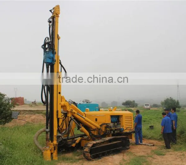 High Air Pressure Crawler Hydraulic Drilling Rig G150YF For Depth 60 Meters photo-4