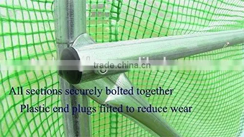 Steel Metal Type and Garden Greenhouses Type POLYTUNNEL GREENHOUSE GREEN HOUSE - 4 x 3 x 2.25 m photo-2