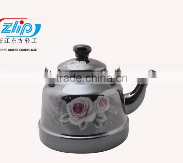 The Modern Mirror Enamel Kettle With Stainless Handle photo-2