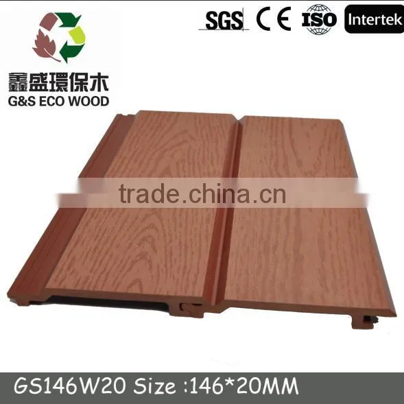 2017 Cheap Price Waterproof Wpc Wall Panel for Exterior Wall Cladding With UV-protect photo-2