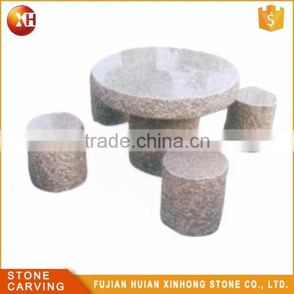 Customized Size Hand Carve Polish Marble Coffee Granite Table photo-3
