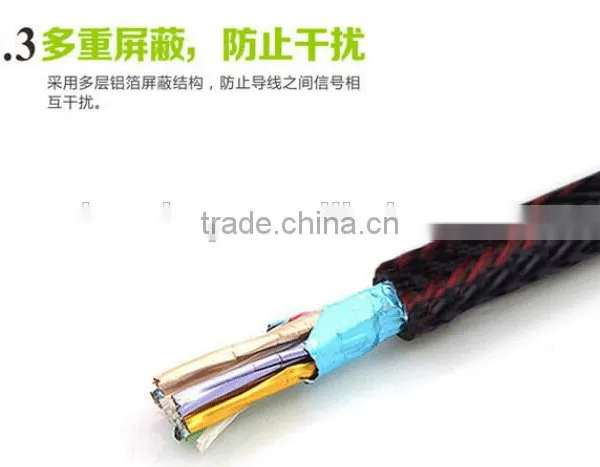 Hot Selling HD Line 1.4 Edition 3D PC TV Set Top Box Projector Data Line 1.5M With Drop Shipping photo-4