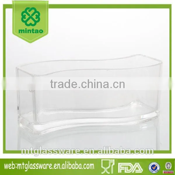 29.8*8.6cm/24.8*8.6cm Clear Home Decor Kamptomorhp Sqnare Vase photo-2
