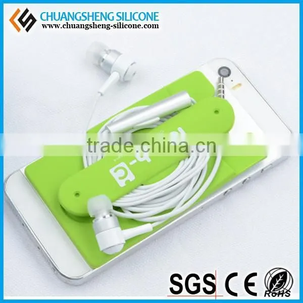 Touch U Promotion Gifts 3M Silicone Phone Case Holder, Phone Card Holder photo-6