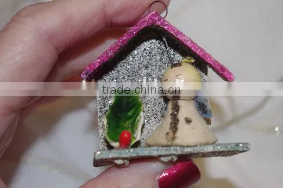 Tiny Putz Christmas House photo-3
