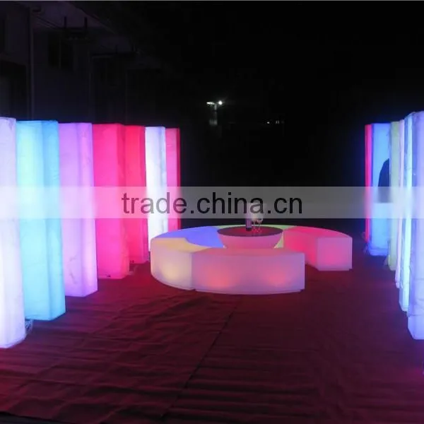 Illuminated Rechargeable RGB Led Wedding Column/led Pillar photo-5