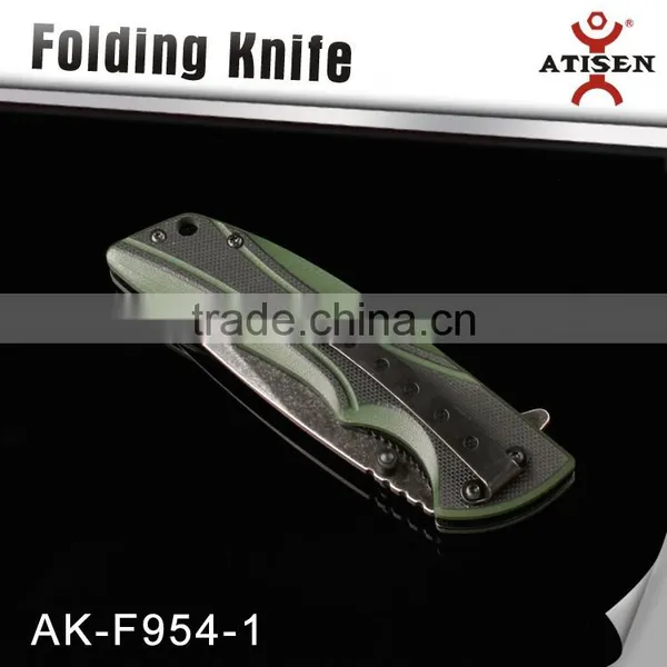 G10 Handle Folding Knife Outdoor Camping Hand Tools photo-3