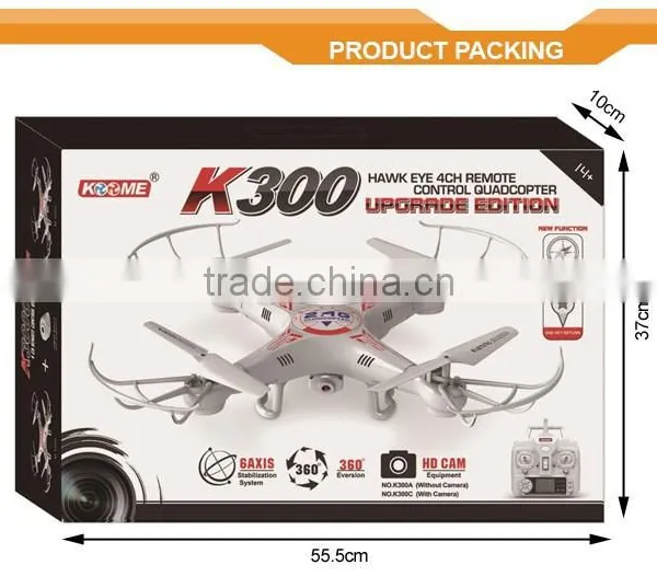 Drone 2.4G 4CH Remote Control RC Helicopter Quadcopter With Camera Drone photo-6